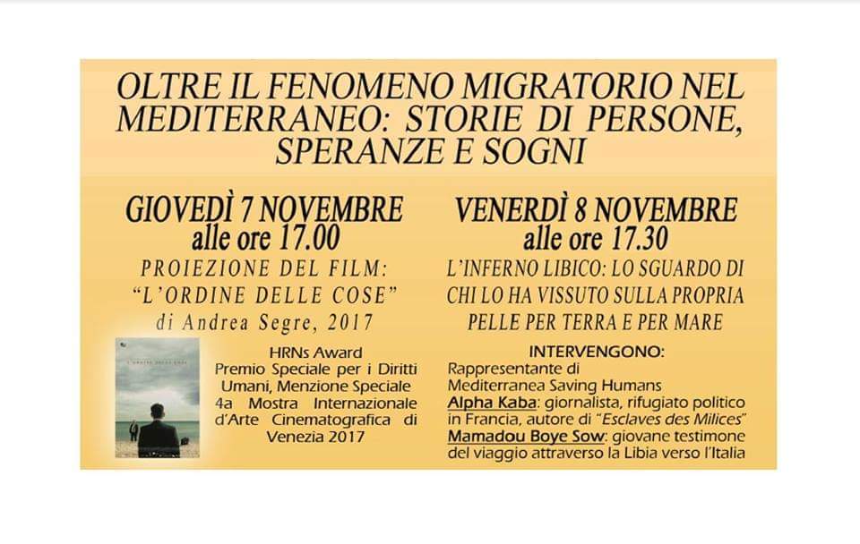 Oltre Il Fenomeno Migratorio Nel Mediterraneo: docufilm e incontro