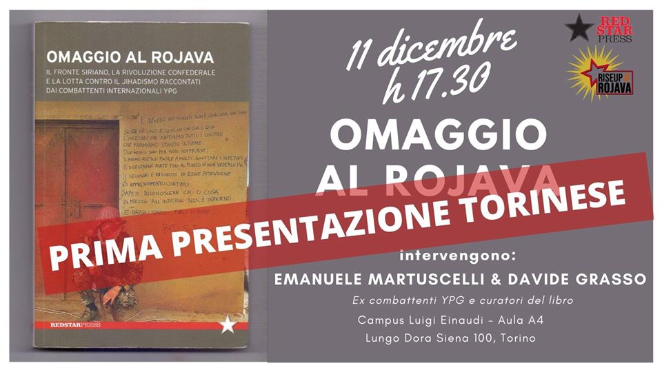 Presentazione del Libro: Omaggio al Rojava