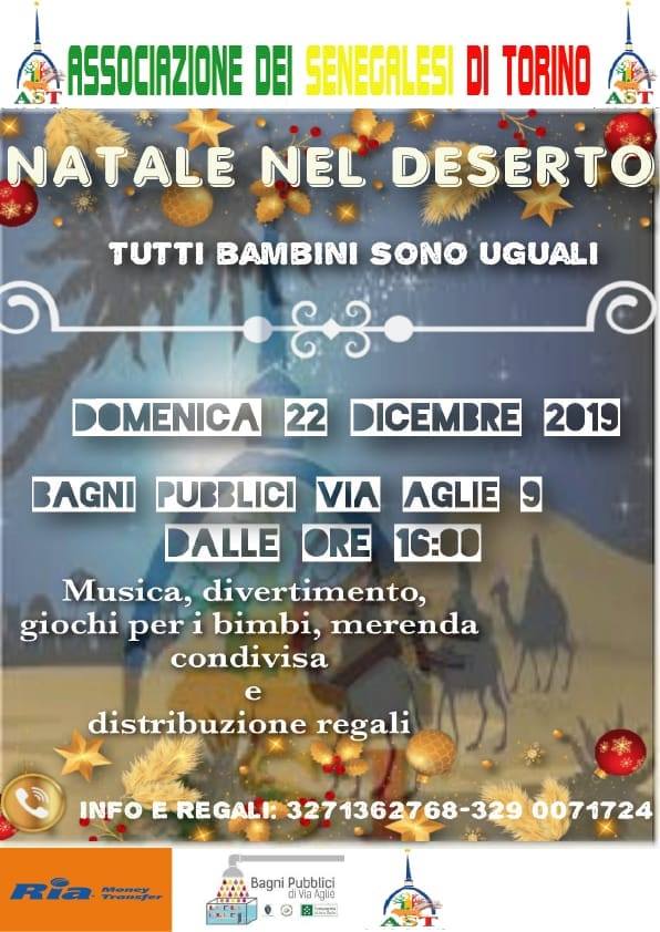 Natale nel deserto, festa natalizia senegalese per bambini