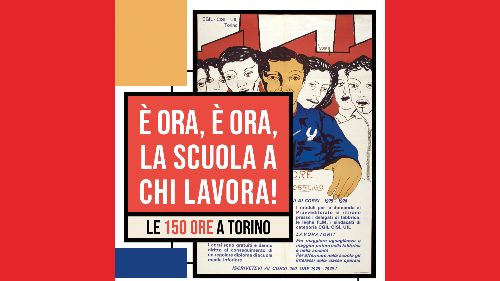 Mostra sulle 150 ore al Circolo Banfo