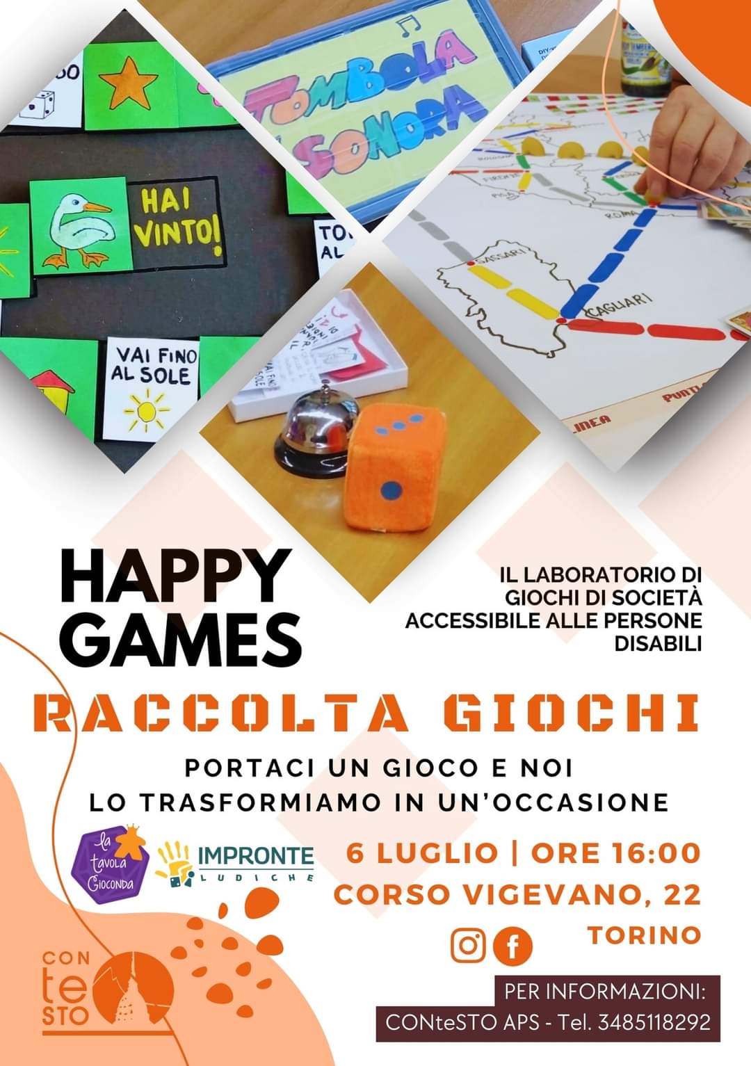 Raccolta giochi usati e laboratorio