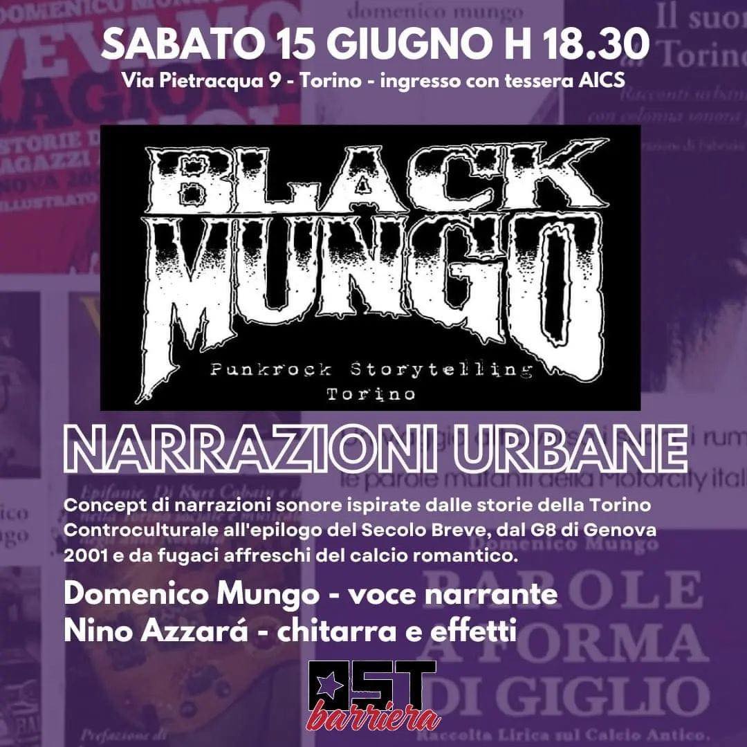 Spettacolo BLACK MUNGO - punkrock storytelling