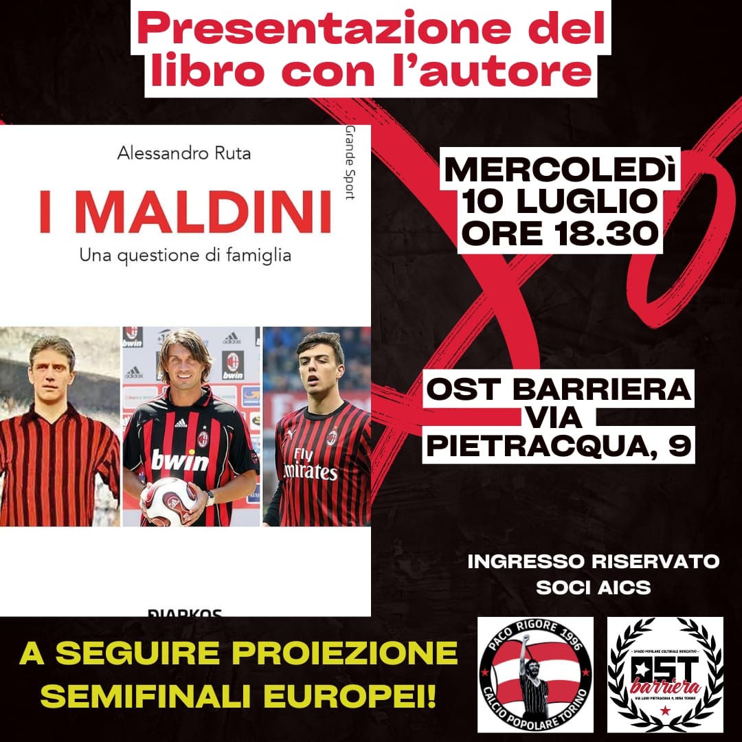 Presentazione libro  "I Maldini. Una questione di famiglia" con l'autore