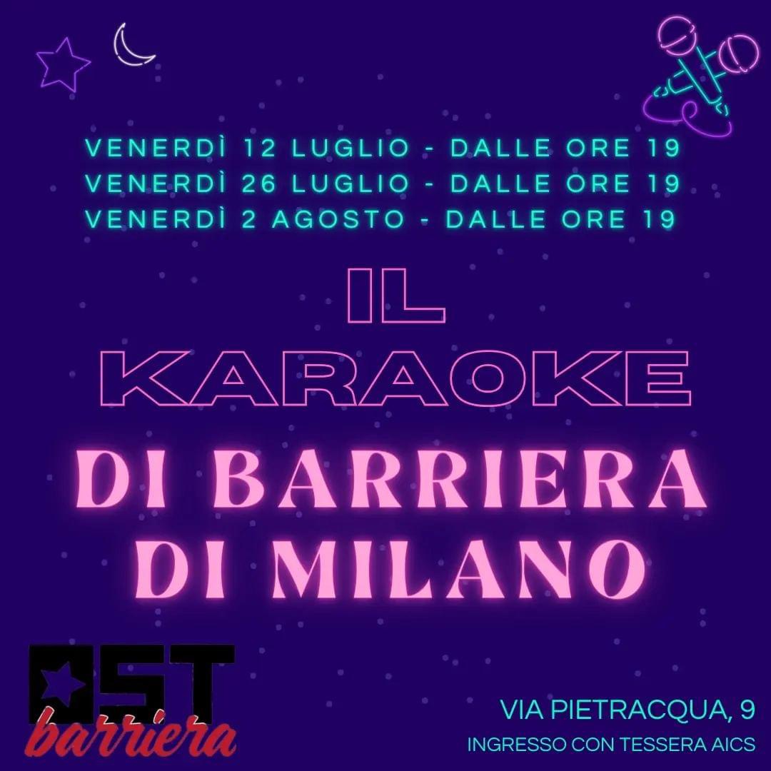 Il karaoke in Barriera di Milano