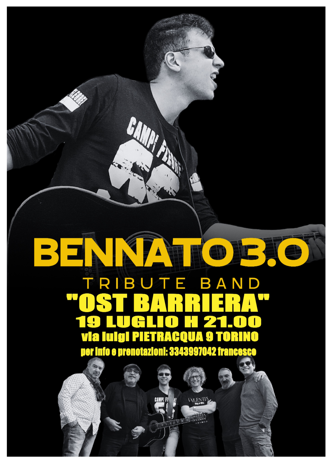 BENNATO 3.0 tribute band dal vivo - OST Barriera