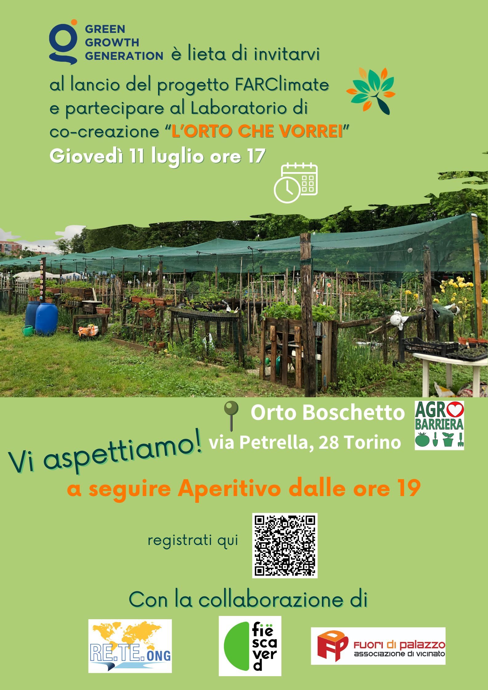 Presentazione progetto FARClimate con aperitivo