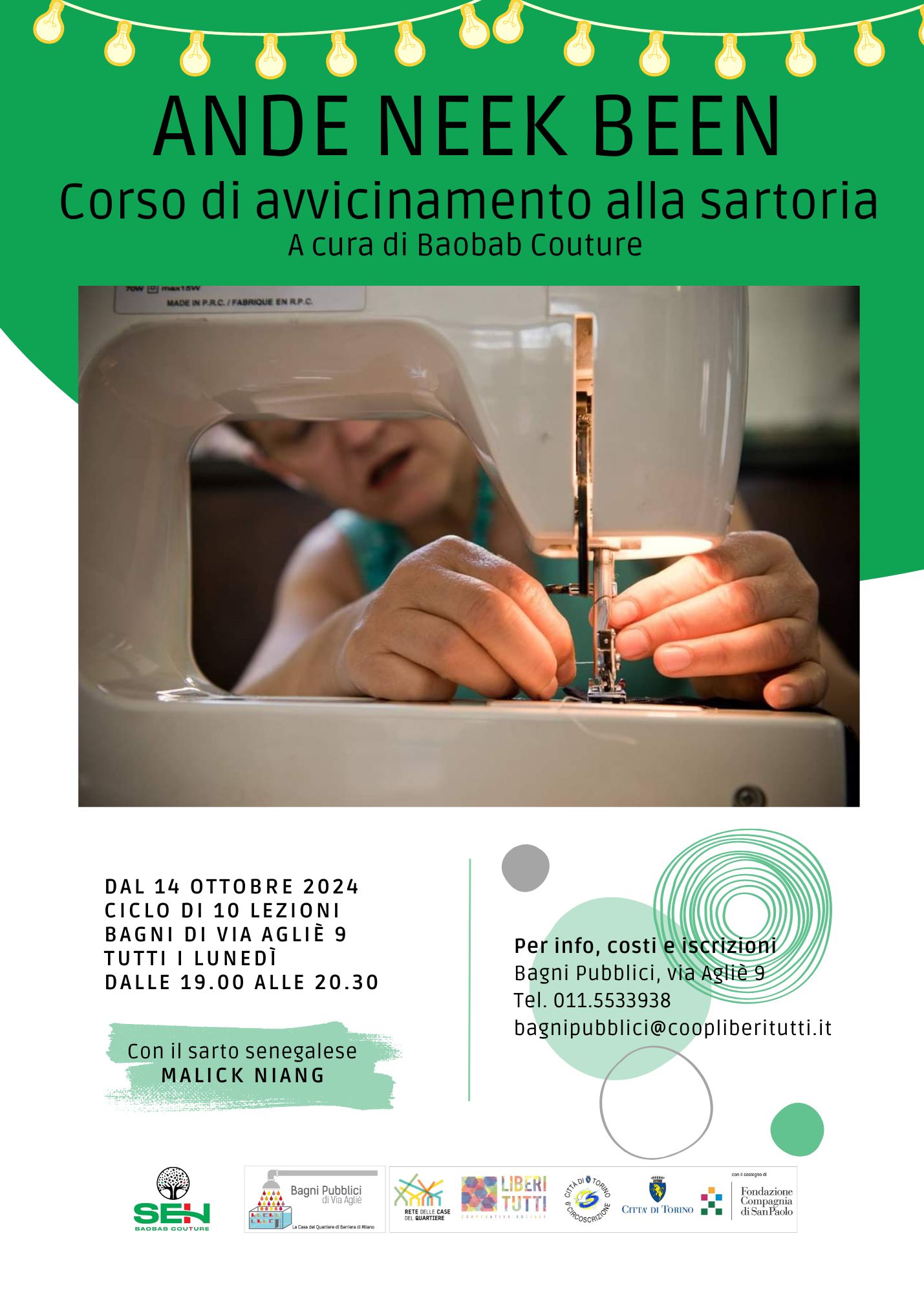 ANDE NEEK BEEN – Corso di avvicinamento alla sartoria