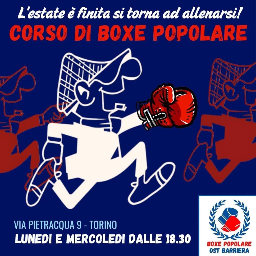 Corso di boxe popolare a OST Barriera