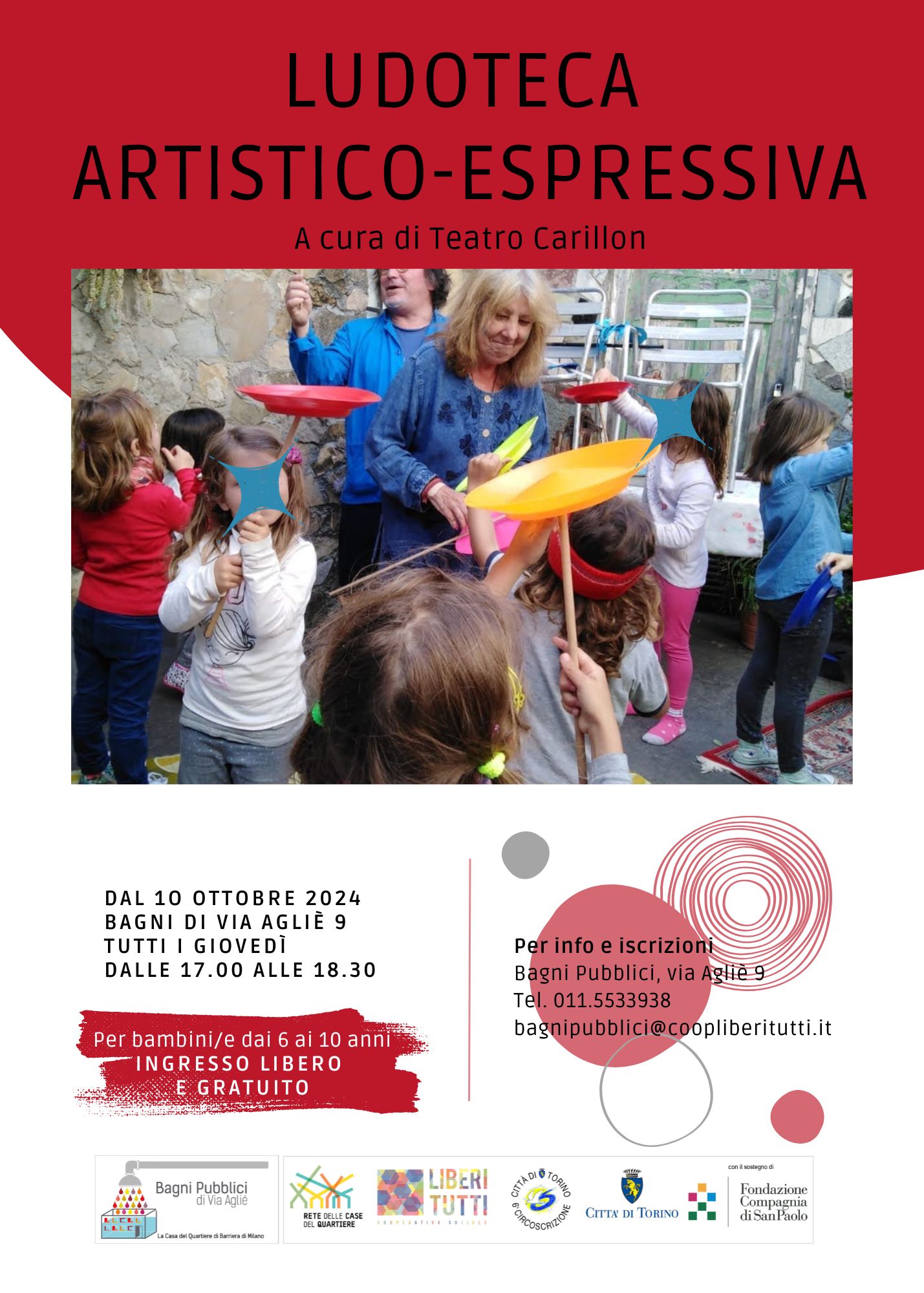 Ludoteca artistico - espressiva gratuita