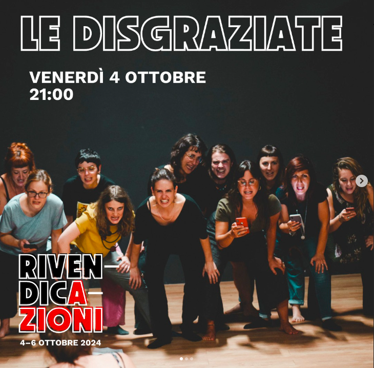 Le disgraziate - monologhi di Anomalia Teatro al Festival RivendicAzioni