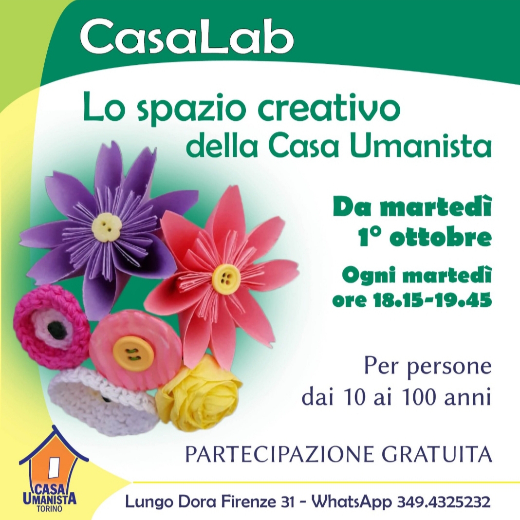 CasaLab Laboratorio di creatività e riuso alla Casa Umanista