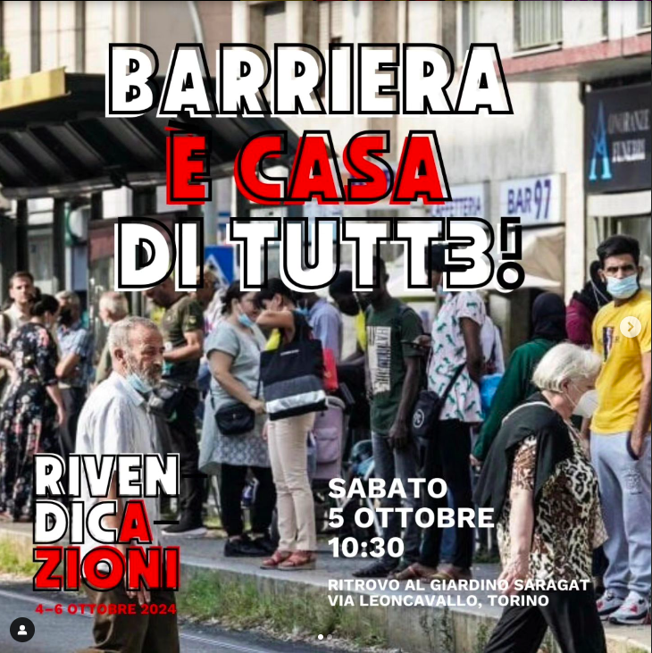 Barriera è casa di tutt*! - passeggiata in Barriera di Milano