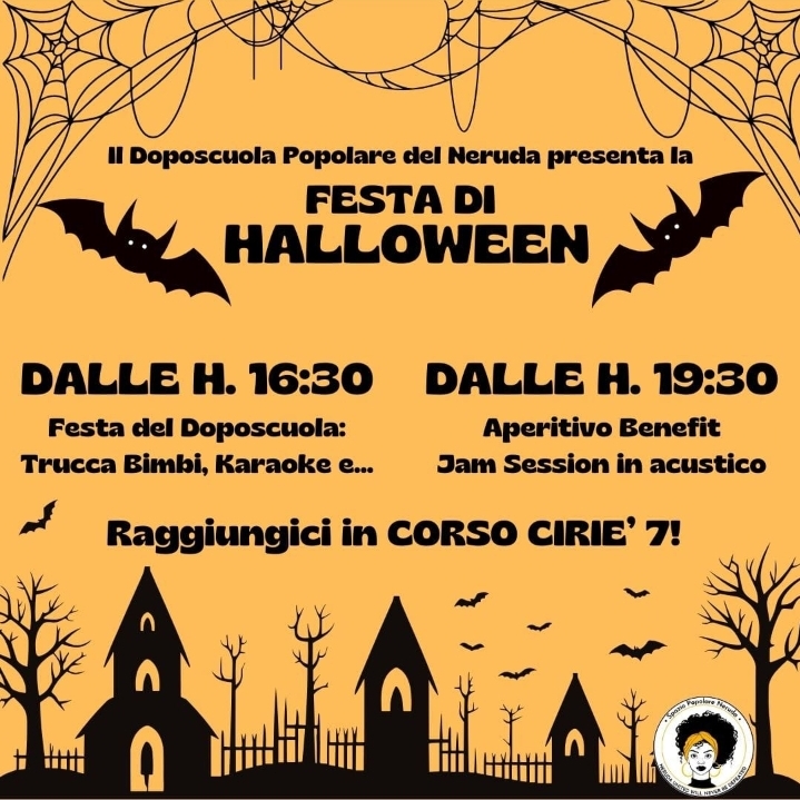 Festa di Halloween -Benefit doposcuola