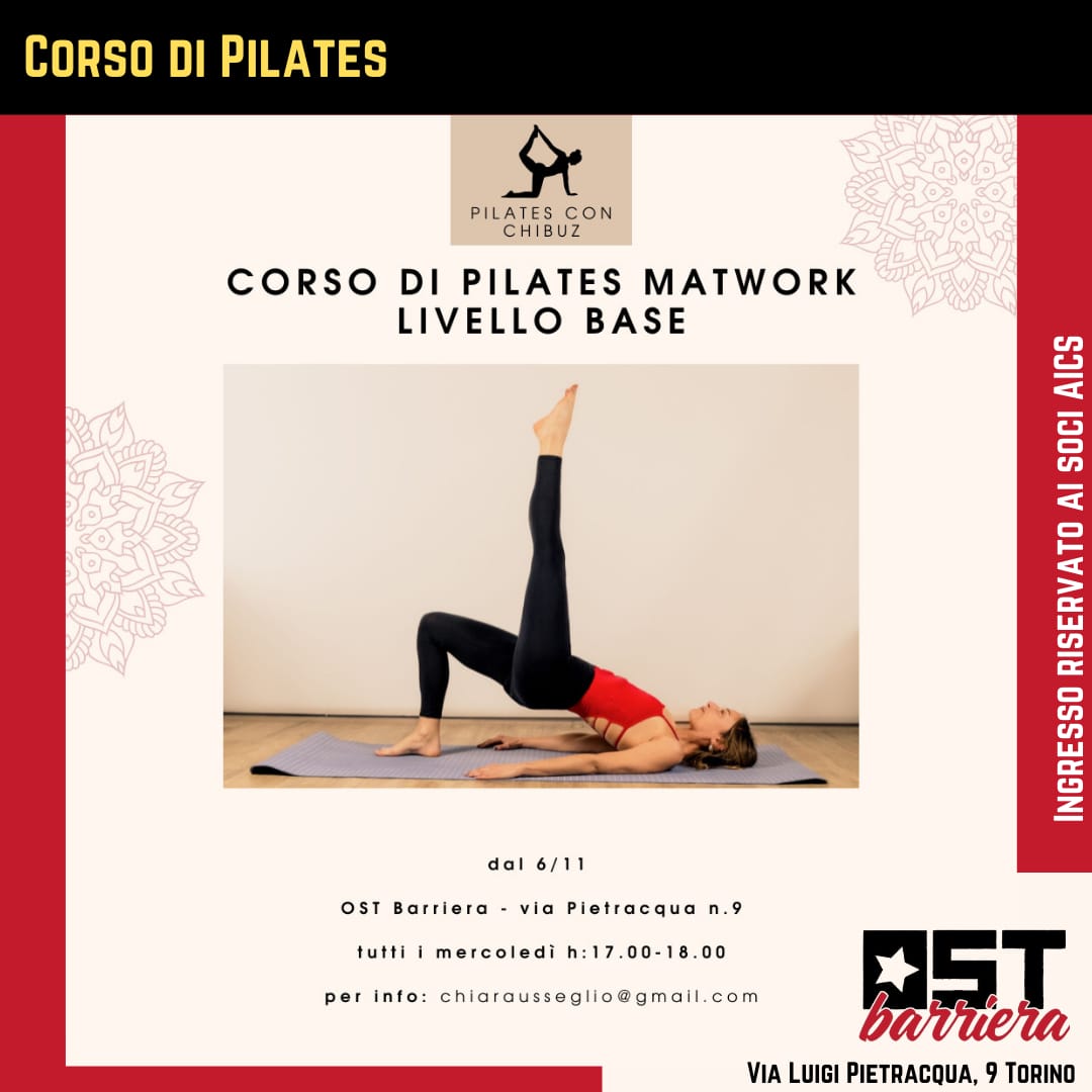 Corso di Pilates Matwork livello base da OST Barriera