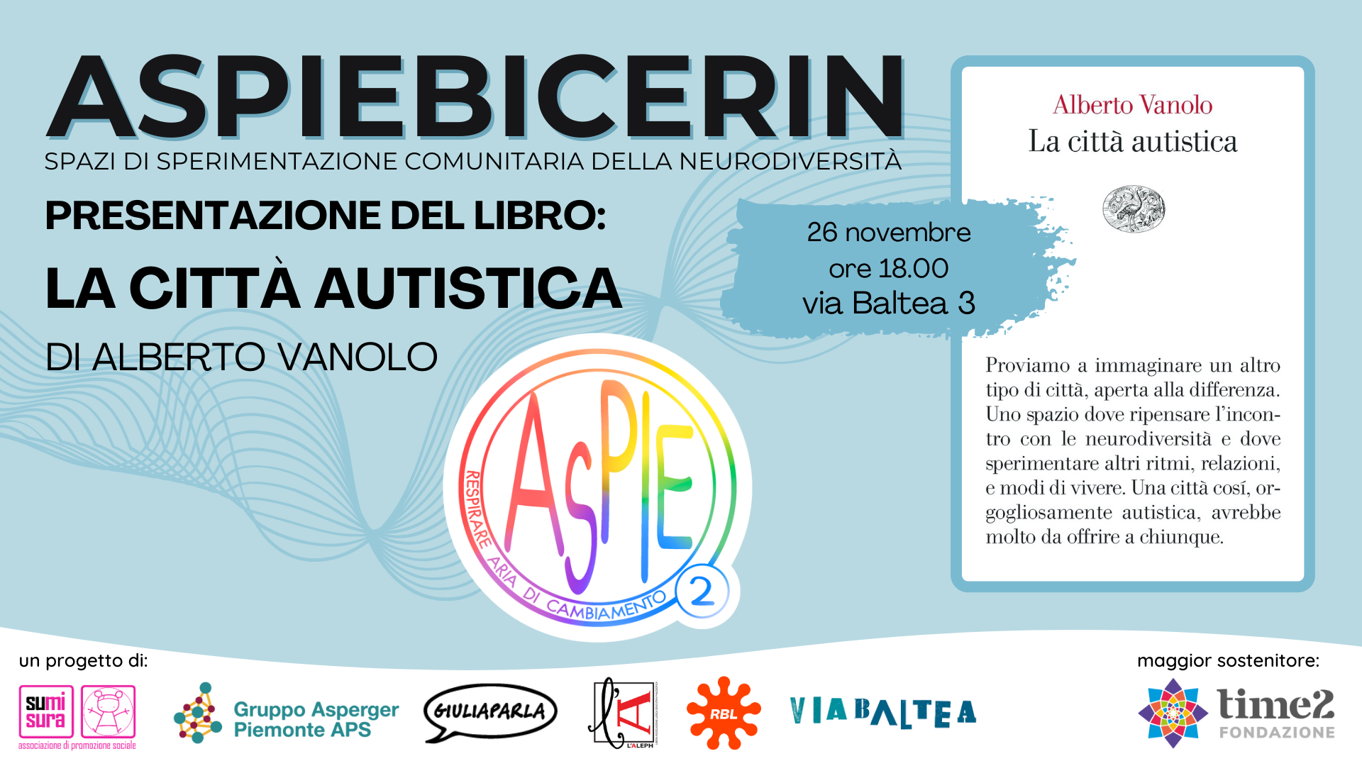 presentazione del libro La città Autistica di Alberto Vanolo