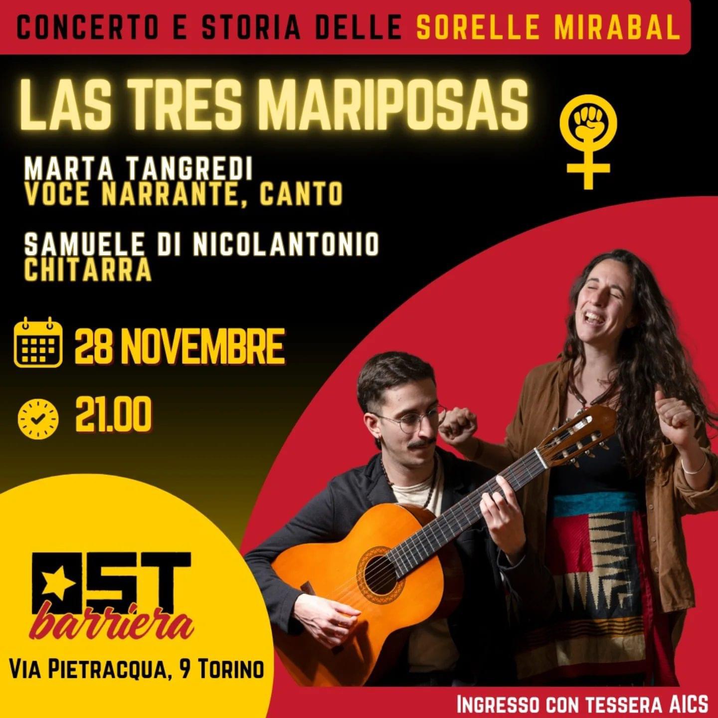 Las tres mariposas: Concerto e storie delle sorelle Maribal