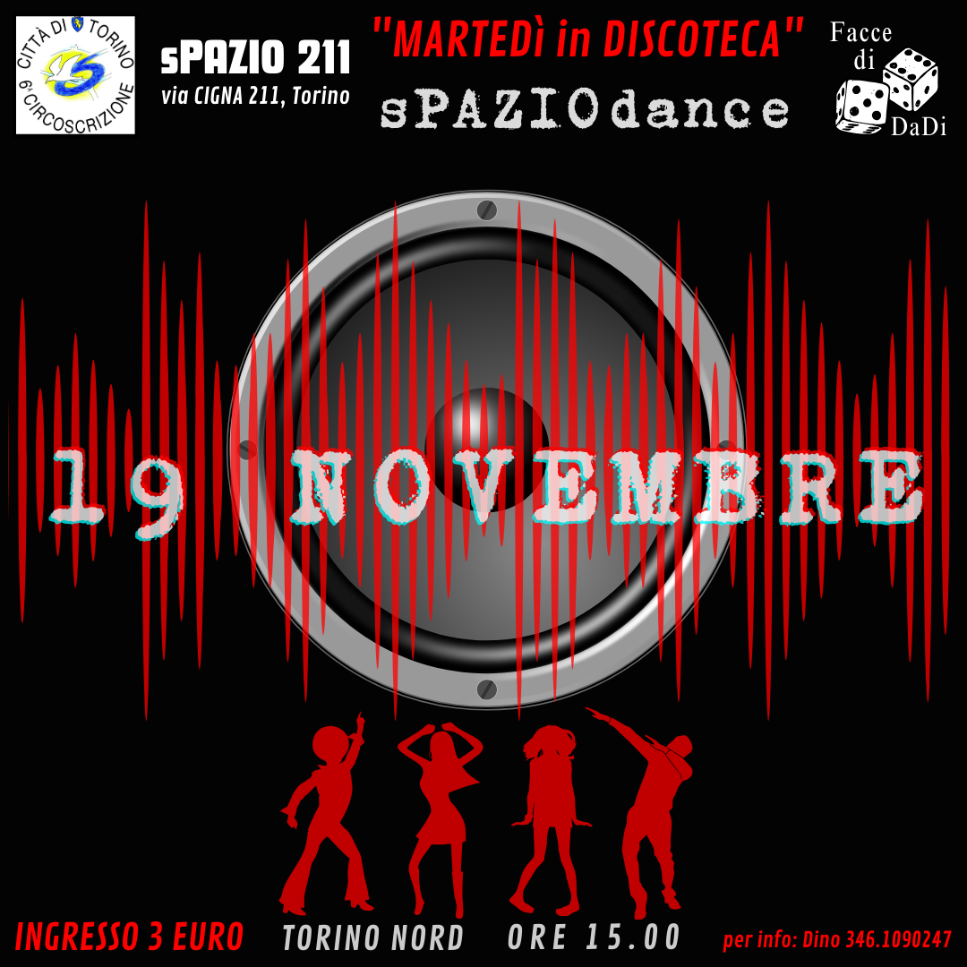 Martedì in discoteca - sPAZIOdance