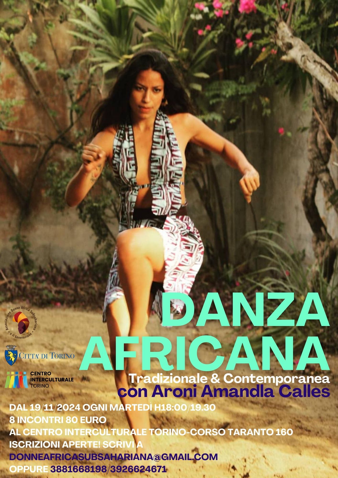 Corso di Danza africana tradizionale e contemporanea al centro Interculturale