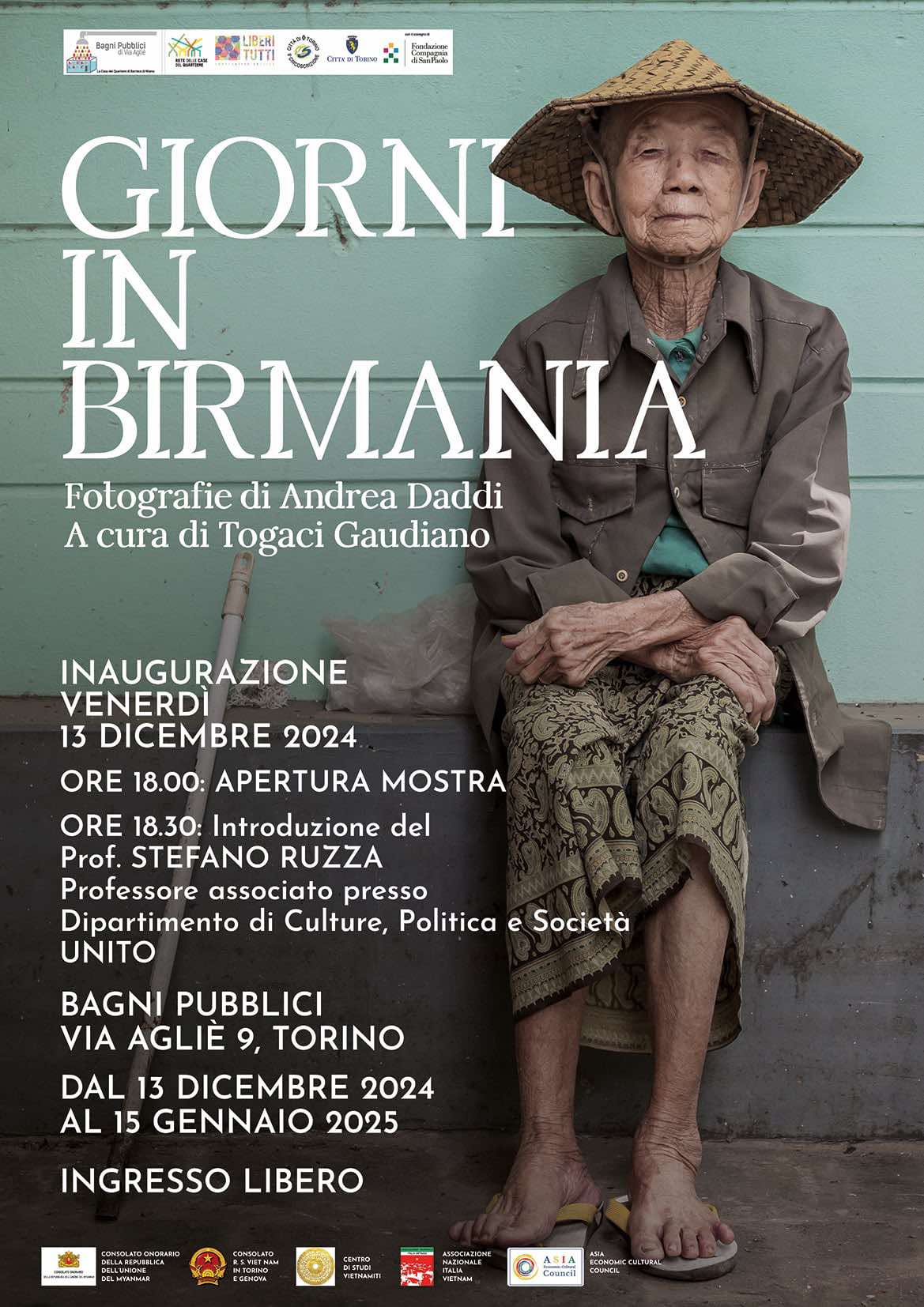 Mostra Fotografica "Giorni in Birmania" di Andrea Daddi a cura di Togaci Gaudiano